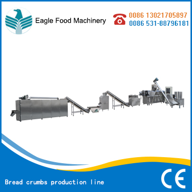 Bread crumbs production line